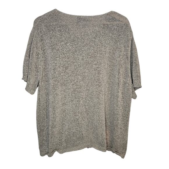 Maggie McNaughton Gold Button Front Top, Size 2X – Elegant Layering Piece [0028] - Picture 2 of 8